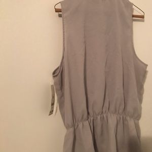 Dressy blouse light grey